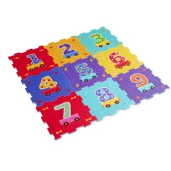 Puzzle de sol chiffres 18 pièces 30,5x30,5cm