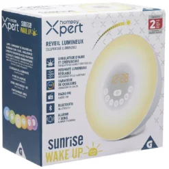 Radio réveil lumineux connecté Homday Xpert