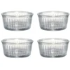 Ramequin individuel verre transparent x4