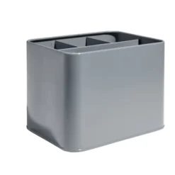 Rangement couverts fer gris 17x13xH12cm
