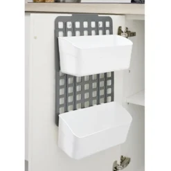 Rangement de porte ajustable gris