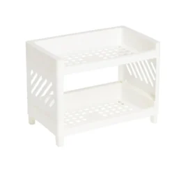 Rangement à épices Sun Day polypropylène blanc L24x18xH14,5cm