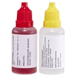 Recharge liquide pour trousse d'analyse PH et chlore piscine 20 ml