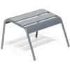 Repose-pied Fun métal gris 48x45xH32cm