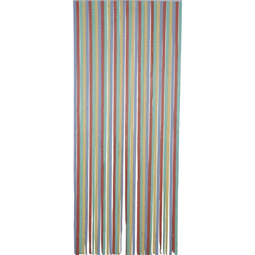 Rideau de porte anti insectes intérieur extérieur PVC multicolore L90xH220cm