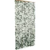 Rideau de porte bambou feuillage vert 90xH200cm