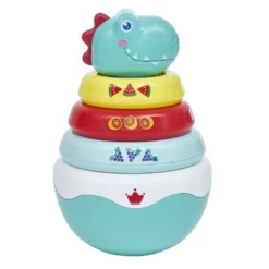 Roly Poly 2en1 culbuto et anneaux multicolore