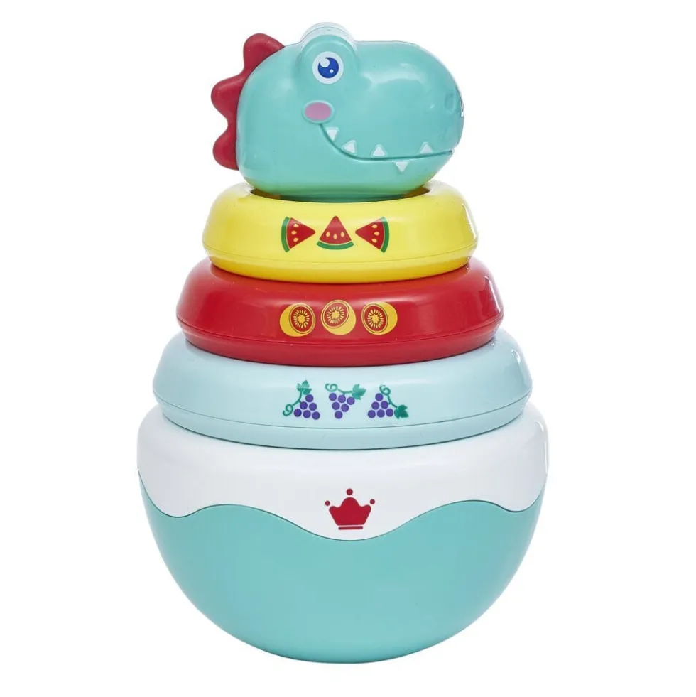 Roly Poly 2en1 culbuto et anneaux multicolore