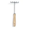 Râteau à fleurs 5 dents métal manche bois L26.5cm