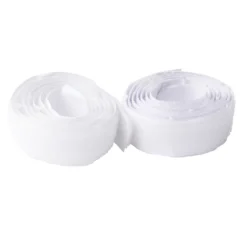 Ruban à boucle autocollant nylon blanc 1m