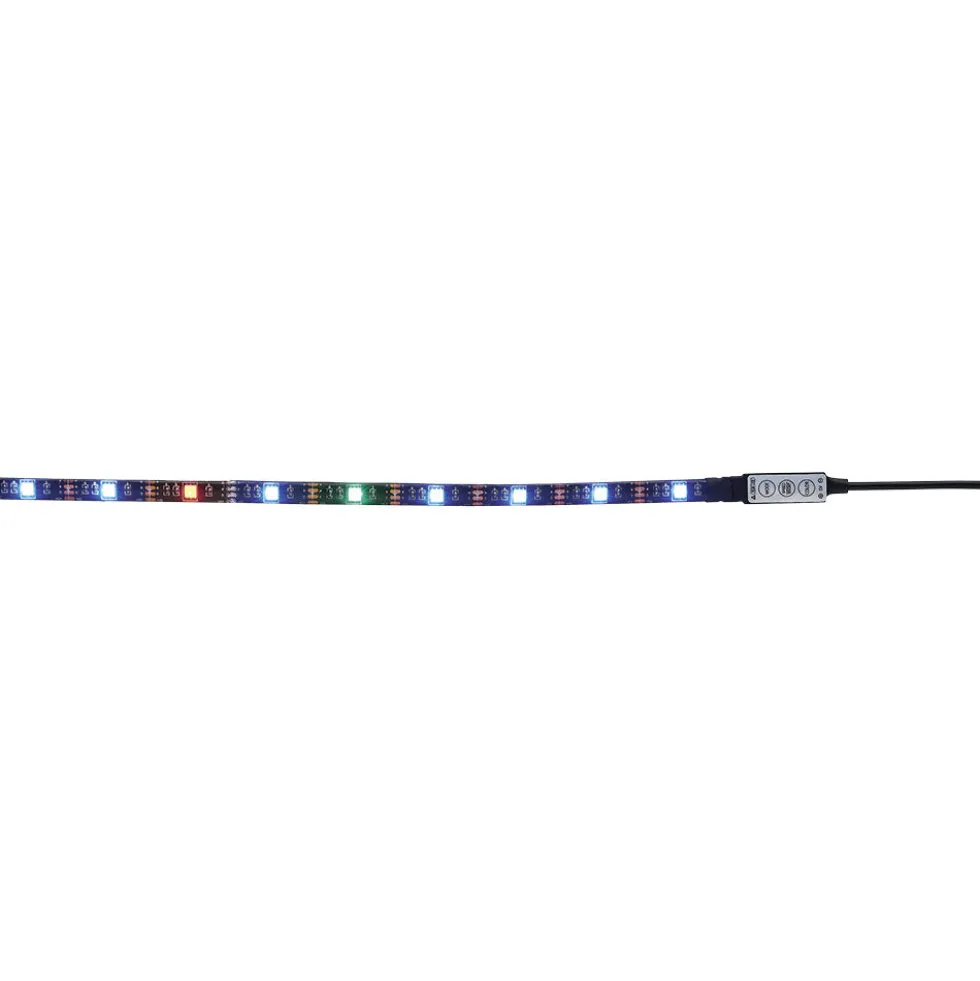 Ruban usb 20 LED multicolores 30cm
