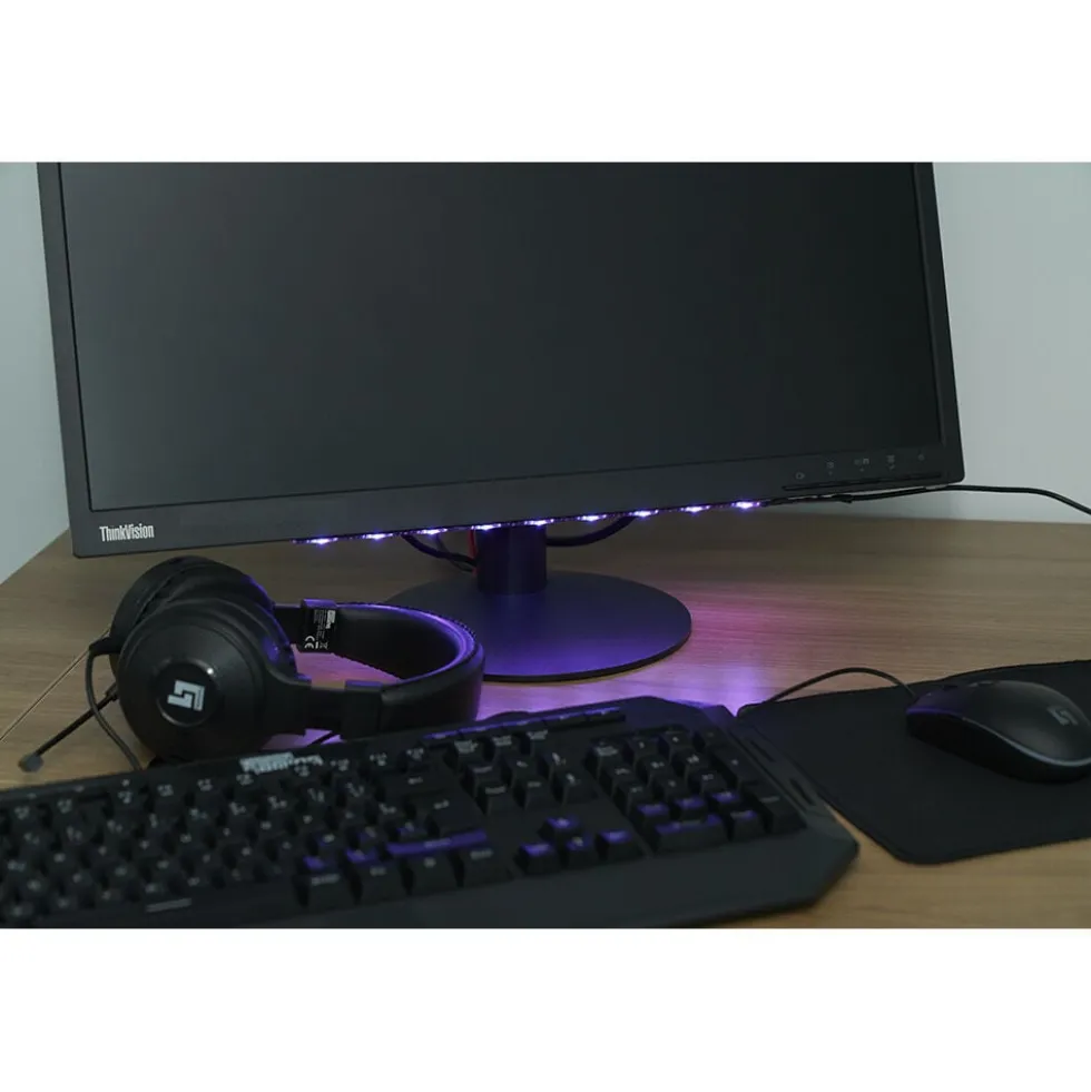 Ruban usb 20 LED multicolores 30cm