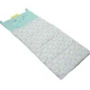 Sac de couchage enfant motif dinosaure vert 70x160cm