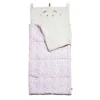 Sac de couchage enfant motif licorne rose 70x160cm