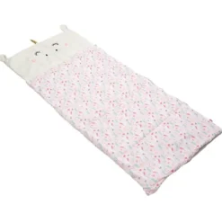 Sac de couchage enfant motif licorne rose 70x160cm