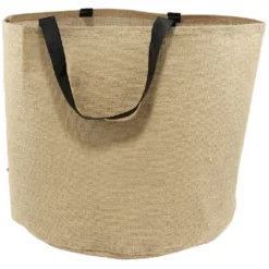 Sac de jardin en jute avec poignée marron 42 L