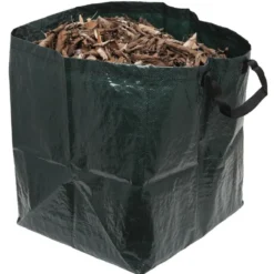 Sac de jardin 80L plastique vert
