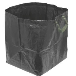 Sac de jardin 80L plastique vert 43x39xH48 cm