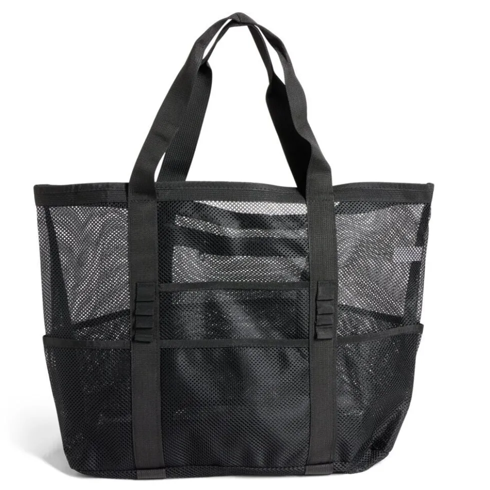 Sac de plage multi-compartiments polyester L58x23,5xH39cm - 3 coloris