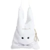 Sac de Pâques cabas peluche lapin