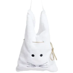 Sac de Pâques cabas peluche lapin