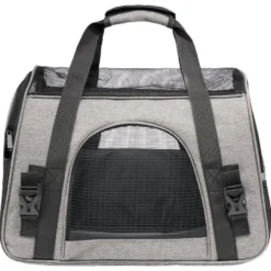 Sac de transport pour chien chat gris