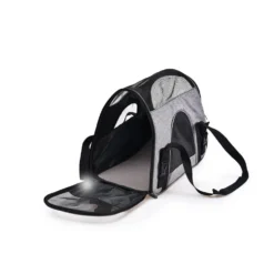 Sac de transport pour chien chat gris