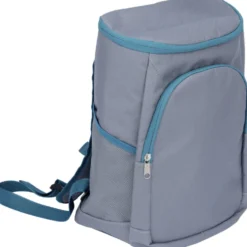 Sac à dos isotherme fraîcheur 14L gris et bleu 36x16xH26cm