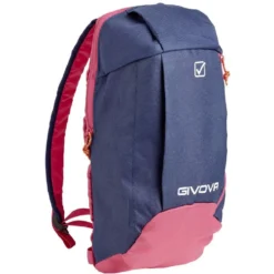 Sac à dos sport réglable bleu et rose 24x14xH41cm