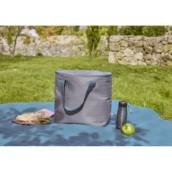 Sac fraîcheur 33L gris et bleu