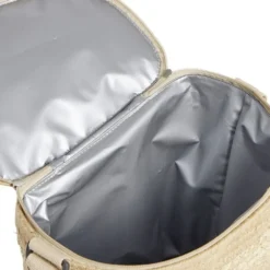 Sac fraîcheur 14L jute et coton beige 26x20x34cm
