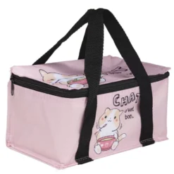 Sac fraîcheur 2L kawaii Chat c'est bon avec lunch box 1L et pain de glace