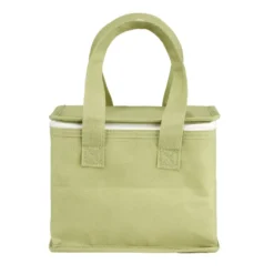 Sac isotherme 5L aluminium et polyester vert 21x16xH17cm