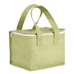 Sac isotherme 5L aluminium et polyester vert 21x16xH17cm