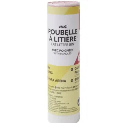 Sac poubelle litière chat blanc 78x37xH12cm (8 pièces)