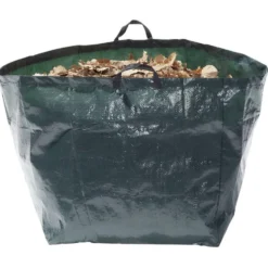 Sacs de jardin verts avec poignées x3 70L 100L 170L