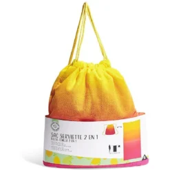 Sac serviette 2 en 1