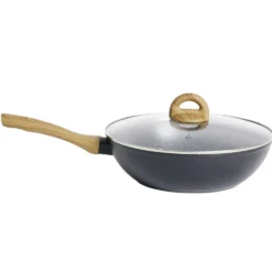 Sauteuse tous feux dont induction avec couvercle Ø28cm