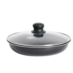 Sauteuse tous feux dont induction sans manche aluminium noir Ø25xH6,5cm