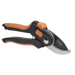 Sécateur métal et plastique noir et rouge Black&Decker 20x2,5xH7,5cm