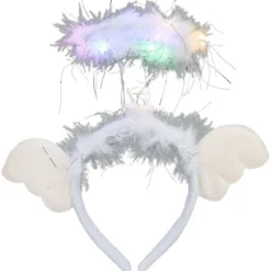 Serre-tête ange à LED multicolore