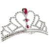 Serre-tête couronne princesse argenté
