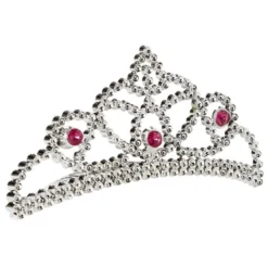 Serre-tête couronne princesse argenté