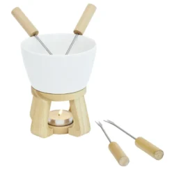 Service fondue à la bougie pour 2 personnes