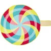 Serviette de plage design sucette multicolore
