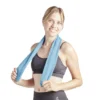 Serviette de sport violette 100x30 cm