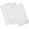 Serviette de table qualité premium blanche 45x60cm 100% coton x3