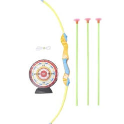 Set arc et 3 flèches en plastique L45cm