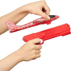 Set avion avec pistolet lanceur L.23cm