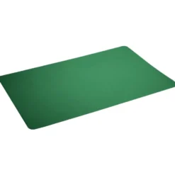 Set de table rectangulaire plastique vert clair uni